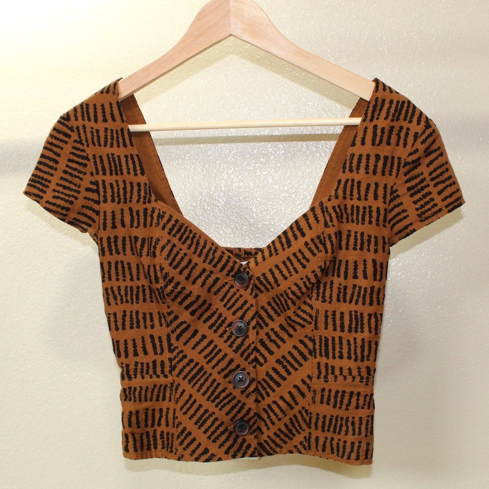 Urban Outfitters Mindi Button Down Top